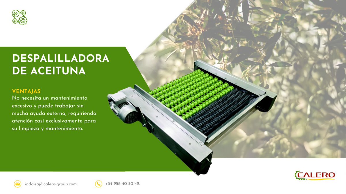 CaleroGroup's tweet photo. ¿Tienes que cambiar tu despalilladora?

⚙La despalilladora CALERO ha sido desarrollada por profesionales, expertos en diseño e instalación agroindustrial👷♀👷. Su funcionamiento es muy sencillo
Contáctanos
💻 https://t.co/JvKQVg909D https://t.co/9ZV3ExFeqx