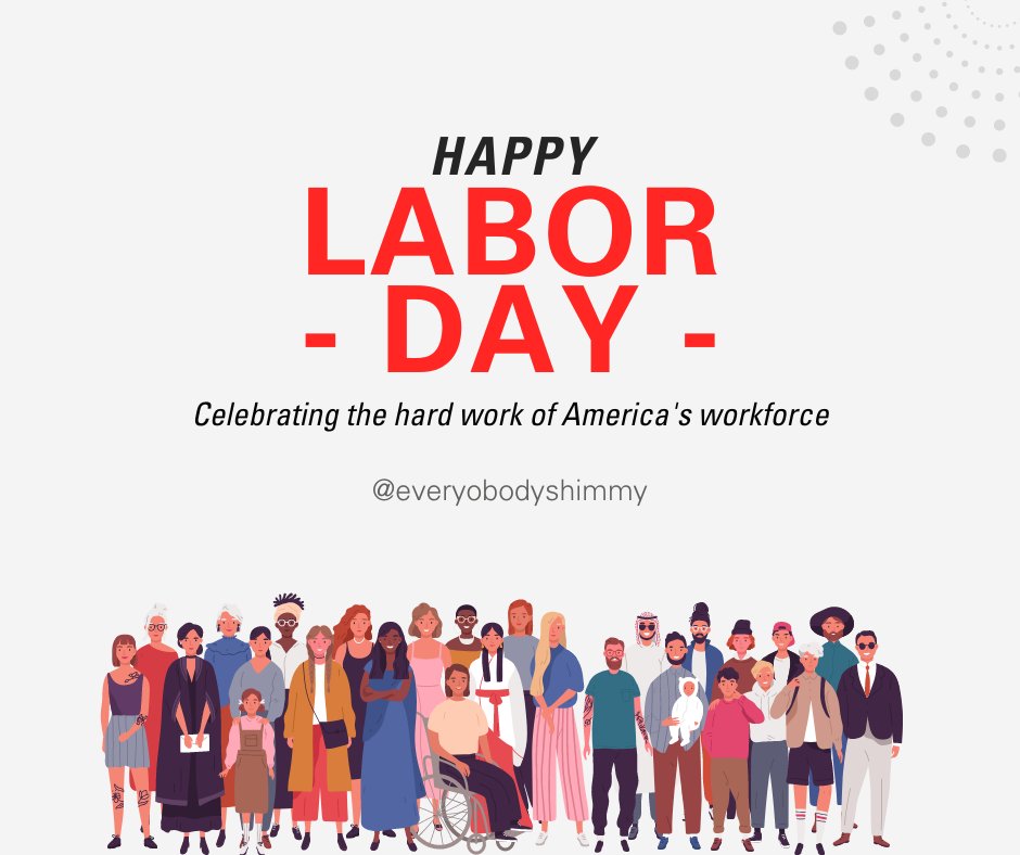 Happy Labor Day from all of us at Shimmy! #laborday2022 #everybodyshimmy #laborday