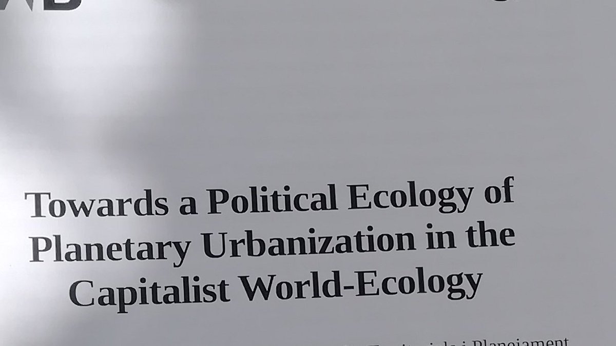 econbecon's tweet photo. Review of Urban Political Ecology complete. #world-ecology #planetaryurbanisation #exhaustion https://t.co/X78rQQ0WYV