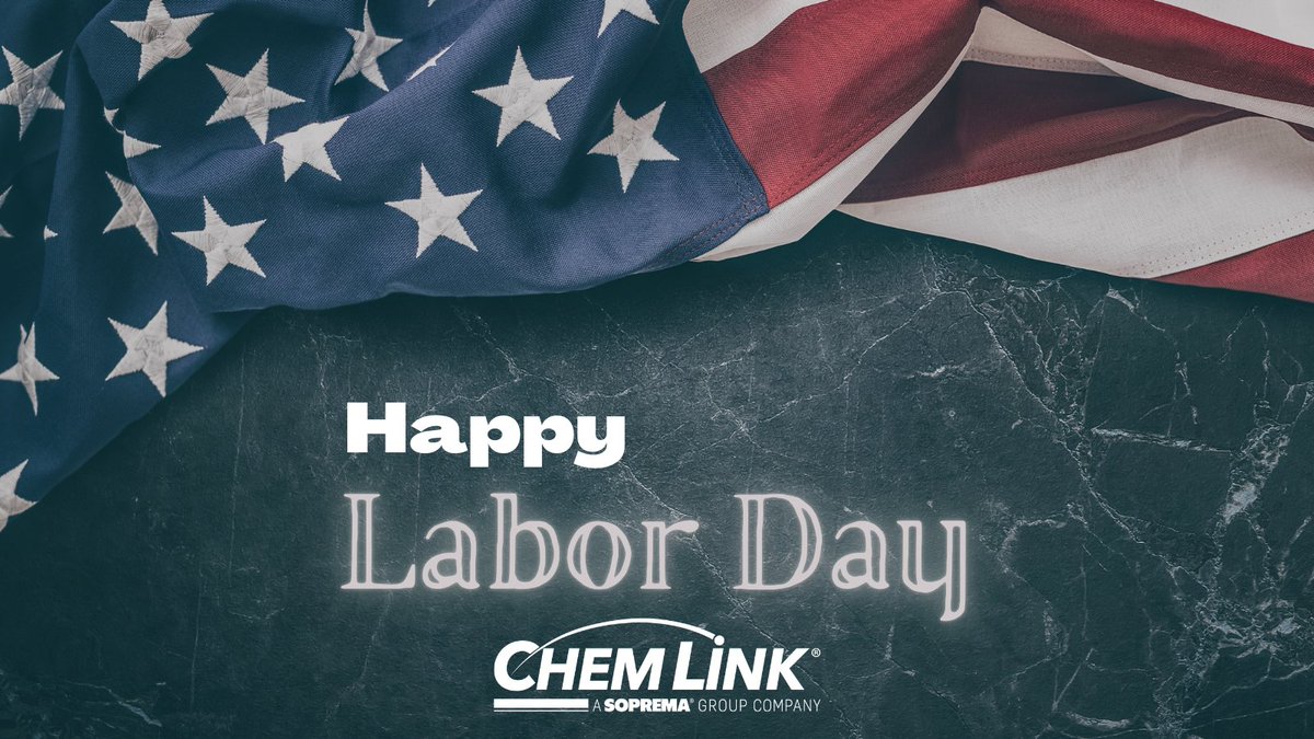 Chem_Link's tweet photo. Labor Day is a well-deserved tribute for those who work so hard. No matter what kind of work you do, #LaborDay is for you. The @Chem_Link offices are closed today in observance of the holiday. Enjoy the day! https://t.co/tVfQdvYqUz