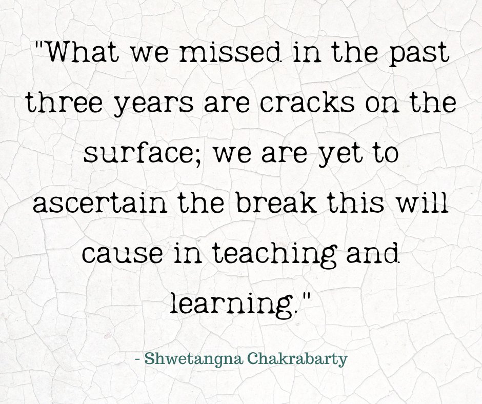 teach_overseas's tweet photo. An educator and a mother reflects on what her students and her own child missed in the past three years of the #pandemic.  #lostgeneration #losttime #lostlearning #Teaching #resilience #learning #COVID #postpandemic #TIEonline
https://t.co/7H2htlB0TQ https://t.co/fymEaZkwR7