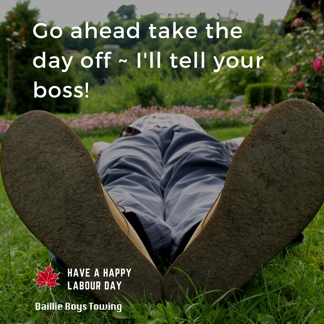 baillieboystow's tweet photo. Happpy Labour Day!
You have worked hard, enjoy a relaxing September long, you deserve it!
#towing #towingservice #towingandrecovery #towingcompany #towingyorkton #towingnearme #flatdeckhauling #roadsideassistance #24hourtowing #towingparkland #happylabourday #septemberlong https://t.co/tlvUXGftZv