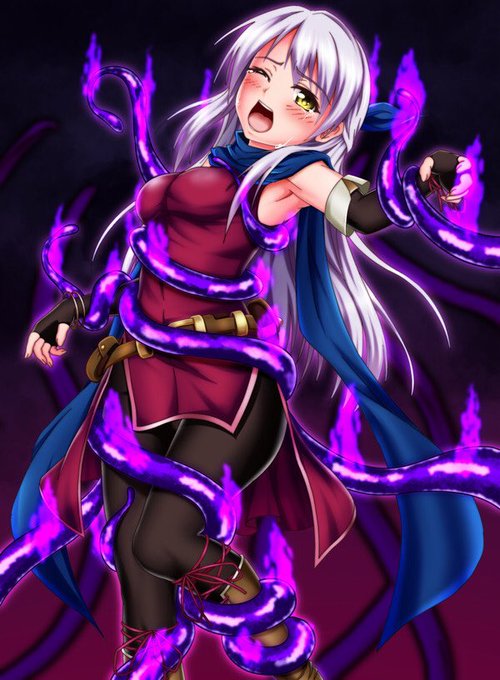 @gobby_ekaki やっぱり誕生日に描いて頂いたミストちゃんですがそれ以外だと触手でエナドレされるミカヤですかねぇ…おぞましい触手でエナドレされるミカヤたまらんですあと肉感 