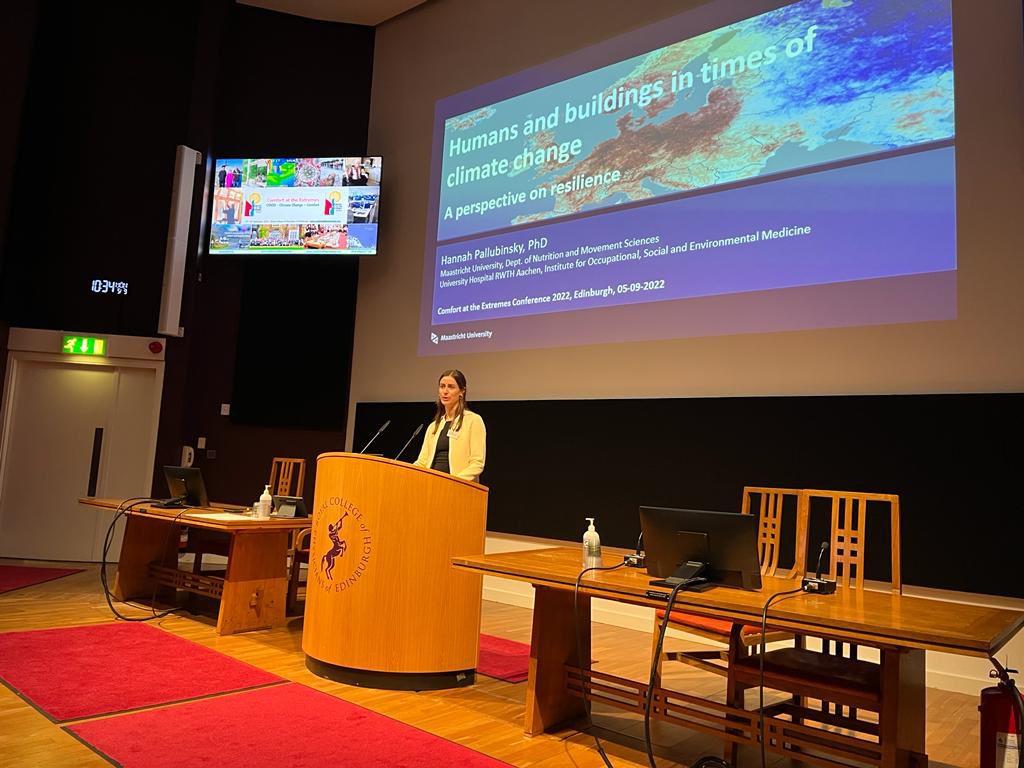 hannahpallu's tweet photo. Excited to attend and present at the Comfort at the Extremes 22 #CATE22 conference in Edinburgh this week, to discuss with architects, building engineers and climate scientists about the future of indoor climate, human health and resilience - facing the climate and energy crises https://t.co/IN3Co7Au5o