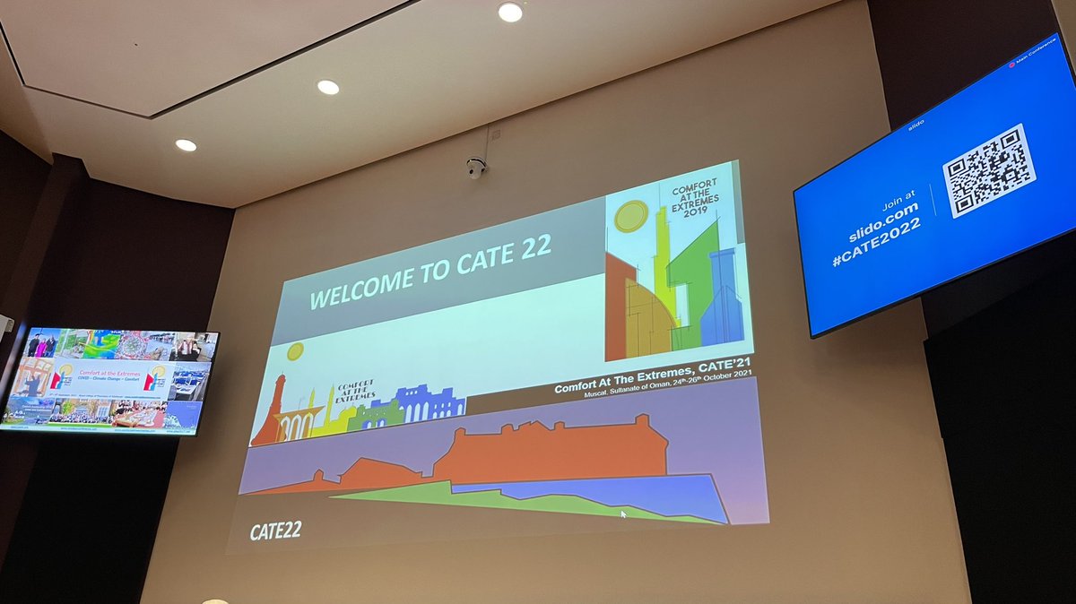 hannahpallu's tweet photo. Excited to attend and present at the Comfort at the Extremes 22 #CATE22 conference in Edinburgh this week, to discuss with architects, building engineers and climate scientists about the future of indoor climate, human health and resilience - facing the climate and energy crises https://t.co/IN3Co7Au5o