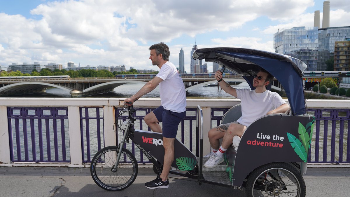 CutTheBullComms's tweet photo. Fancy an adventure? WeRoad will be taking Londoners on wild adventures around the capital this weekend.

Flag down the WeRoad tuk tuk this Saturday to be whisked off to a secret adventure there and then. 

Contact fab@cutthebull.agency for deets
#journorequests #prrequest https://t.co/GTJD4VoCbq