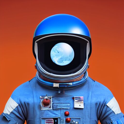 VisualPrompts's tweet image. blue helmet astronaut on a enormous orange, artstation, ultra realistic, by raphael lacoste and danny villneuve

Seed: 2159516383
CFG: 7

Stable Diffusion