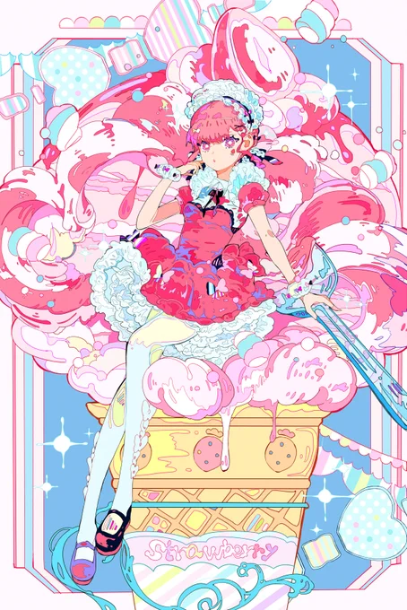#イラスト「ストロベリー」 