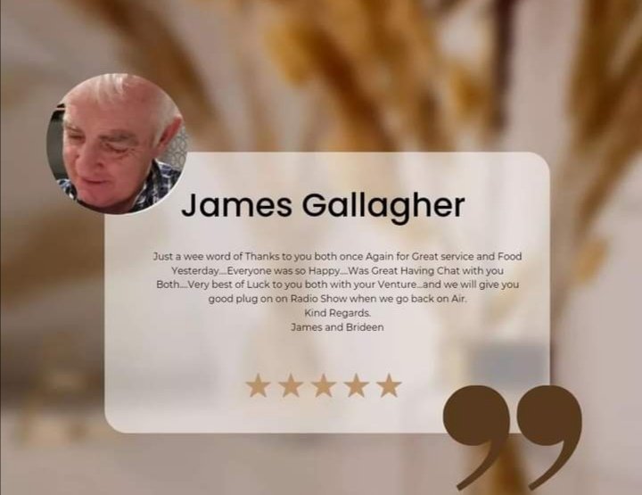 ggsfoodtruck's tweet photo. We love getting reviews like this from private events, thank you James. #privatecatering #partyplanner #foodtruck #sligowhoknew #sligotourism #sligobusiness #sligofoodtrail #sligohub #sligofood #sligoireland #sligoweddings #sligoway #weddingevents https://t.co/tfeN2n312Y