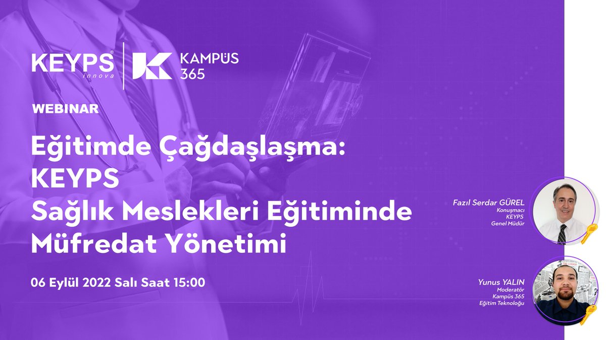kampus365_'s tweet photo. WEBINAR: Eğitimde Çağdaşlaşma: KEYPS - Sağlık Meslekleri Eğitiminde Müfredat Yönetimi

https://t.co/wHoiRCxXQE

#Kampüs365 #Webinar #Eğitim365 #LMS #EEğitim #EÖğrenme #ELearning #ELearn #EDers #UzaktanEğitim #onlineöğrenme #MobilÖğrenme #CanlıDers #onlineders #canlıeğitim #eğitim https://t.co/duJ9WWjrby