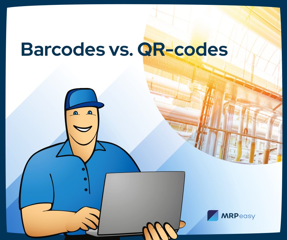 Barcodes and QRs are indispensable when it comes to efficient inventory tracking. But what is the difference between the two solutions and which would be best for you? 💡

Read more: …nufacturing-software-blog.mrpeasy.com/qr-codes-vs-ba…

#barcodes #qrcodes #inventorymanagement #inventorytracking #MRPsystem