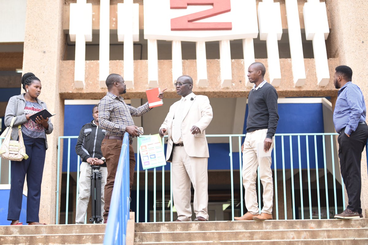 DPublicComms's tweet photo. Directorate of Public Communications officers led by the Director @MuleiMuia inspect media facilities at @StadiaKasarani in preparation for the Assumption of Office of the President ceremony to be held on Tuesday 13th September, 2022 
@MoICTKenya @SpokespersonGoK https://t.co/4y65ryc3HI