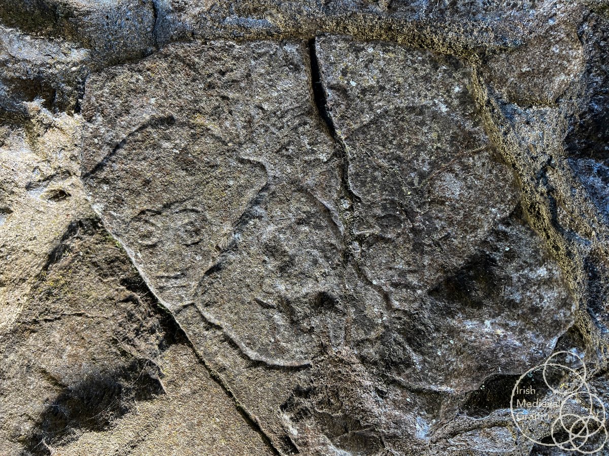 graffiti at Cahir Castle Co Tipperary - thanks to Pilgrimage Medieval Ireland for their post on the figurative graffiti which I would have otherwise missed