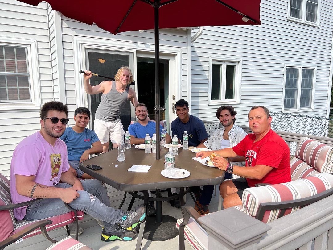 CoachDBlackWes's tweet photo. Great day to be a Cardinal! Kicking the year off with a team barbeque. Excited for the year ahead with this crew! https://t.co/D8UpY4T2ug