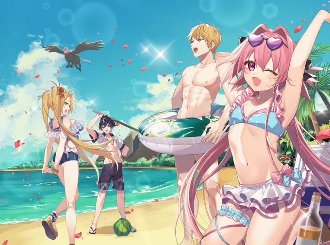 summerな十二勇士#番外特異点 #FGO 