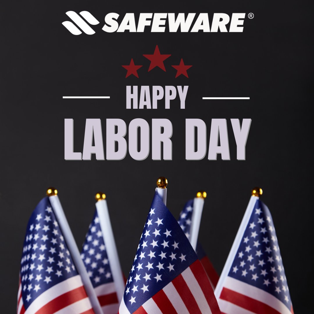 Safeware is closed today in observation of the holiday! Have a safe Labor Day!