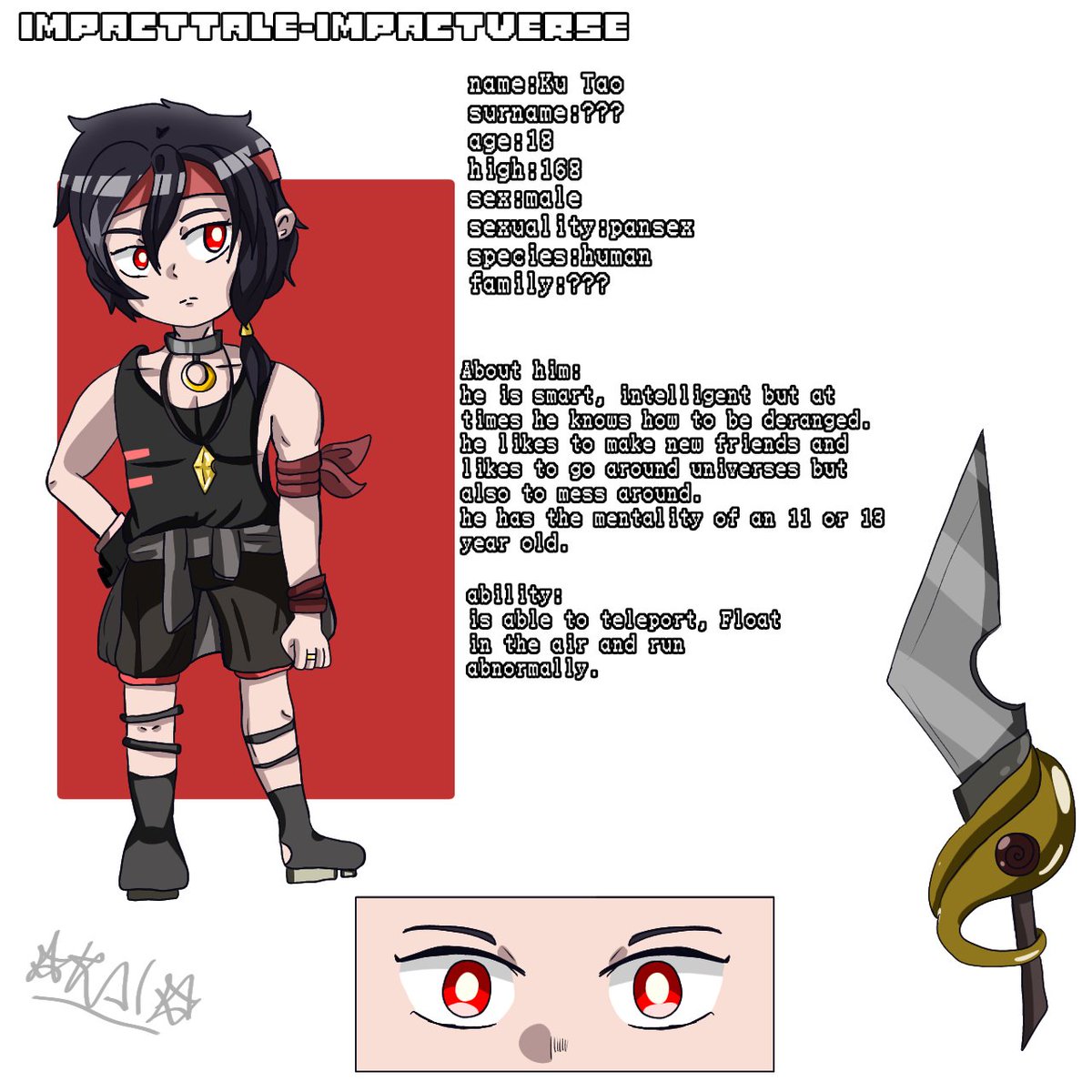 Bubble_art_tea's tweet photo. New oc from #ImpactTale / #ImpactVerse au by @NovaMultiverse sis i hope ya like it this lil man- https://t.co/ucAv01k1oV