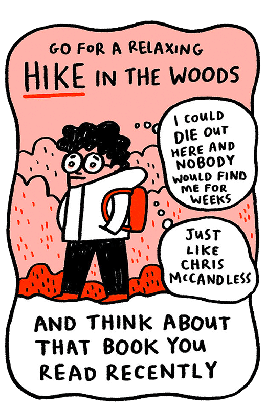 thenib's tweet photo. New from @gemmacorrell – Feeling anxious? Spend more time outdoors! https://t.co/k52ULNczKW https://t.co/eXeXCgbZxb