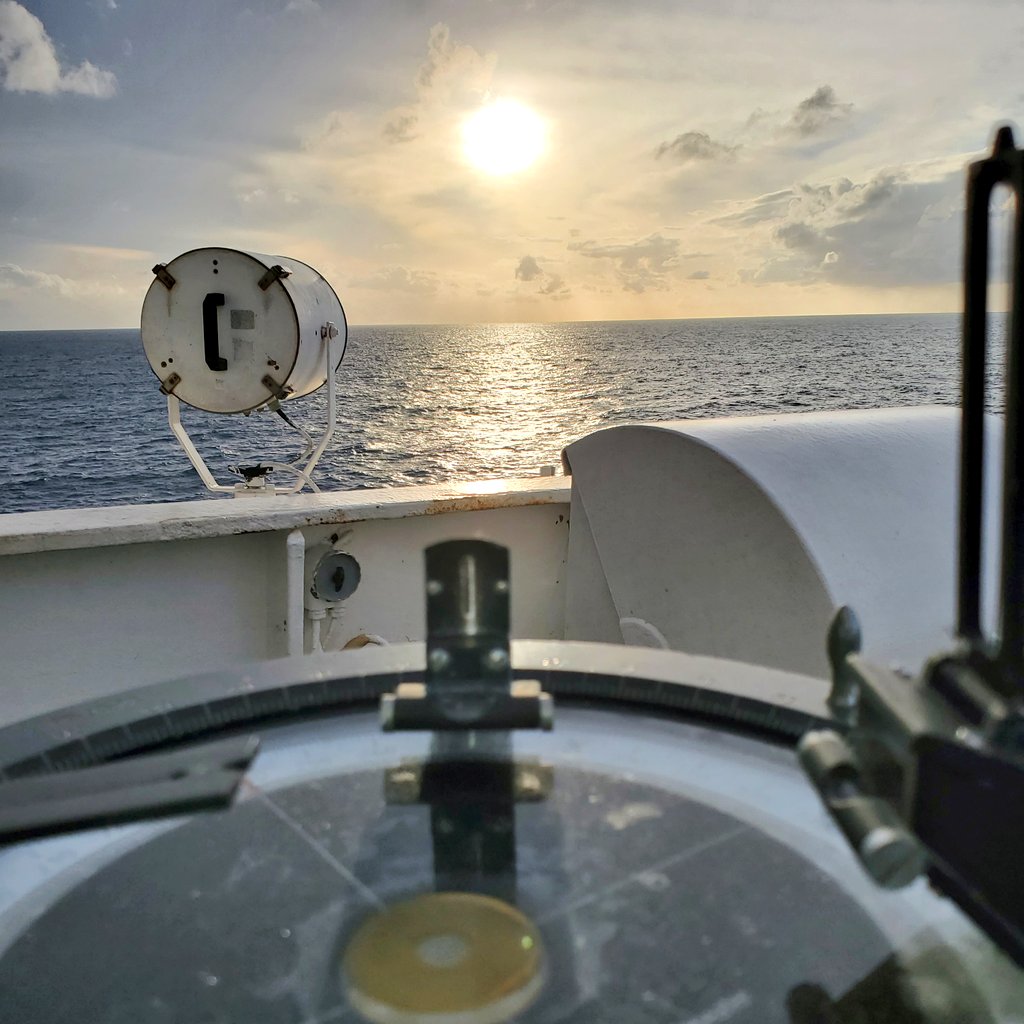 RedbeardILRCSAA's tweet photo. Of course when you want to shoot an Azimuth of the sun...a rain squall blocks it out 🙄, but with patience you can make your shot! 🌞. 

#Sailor #celestialnavigation #TakeTheShot #3rdMate #PiratesLifeForMe https://t.co/hfmQLjNI6I