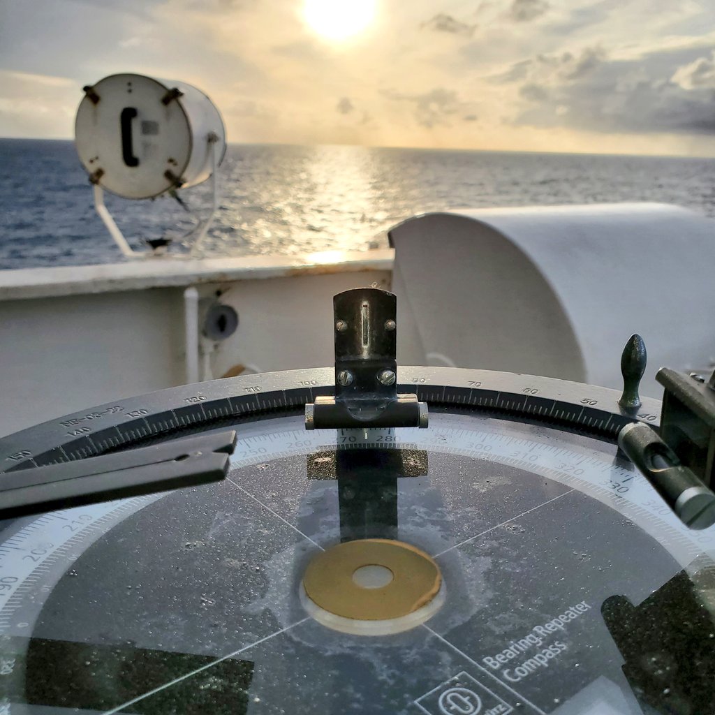 RedbeardILRCSAA's tweet photo. Of course when you want to shoot an Azimuth of the sun...a rain squall blocks it out 🙄, but with patience you can make your shot! 🌞. 

#Sailor #celestialnavigation #TakeTheShot #3rdMate #PiratesLifeForMe https://t.co/hfmQLjNI6I