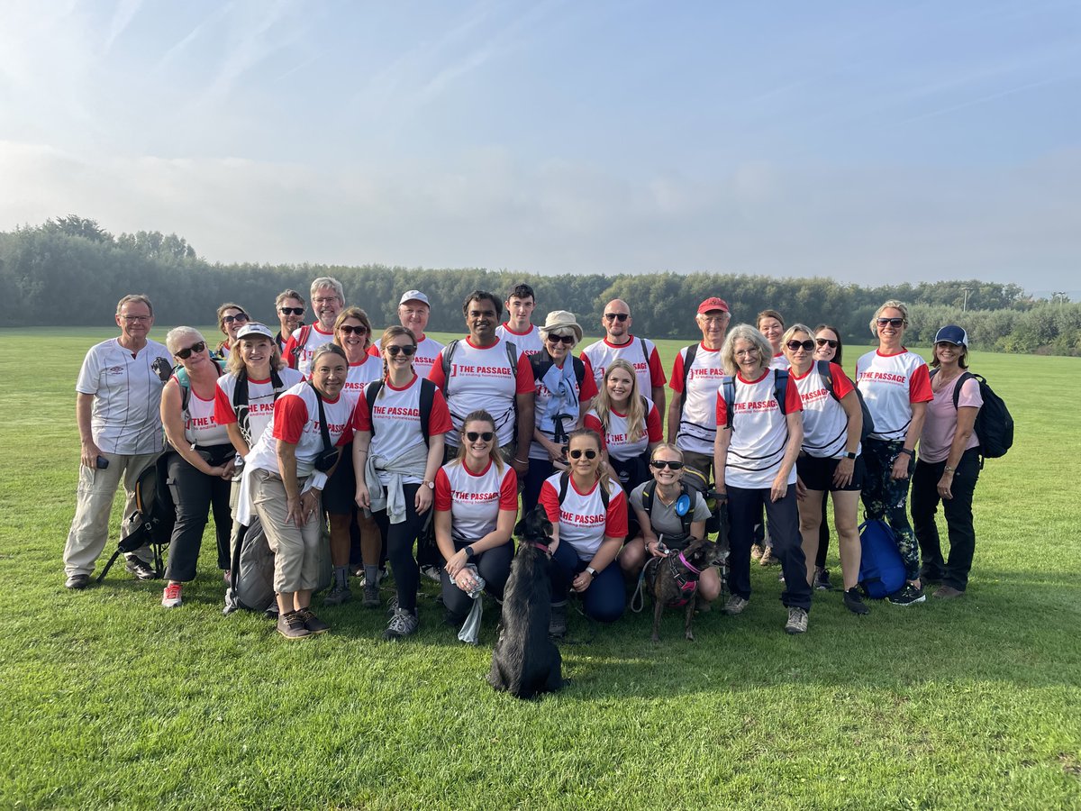 A huge congratulations to each and every person who took part in our South Downs Trekathon on Saturday.

You were all fantastic sports and a joy to walk with.

We hope to see you again next year!

#TeamPassage #SouthDowns #Fundraiser #ChallengeEvent #Hike #Trek #EndHomelessness