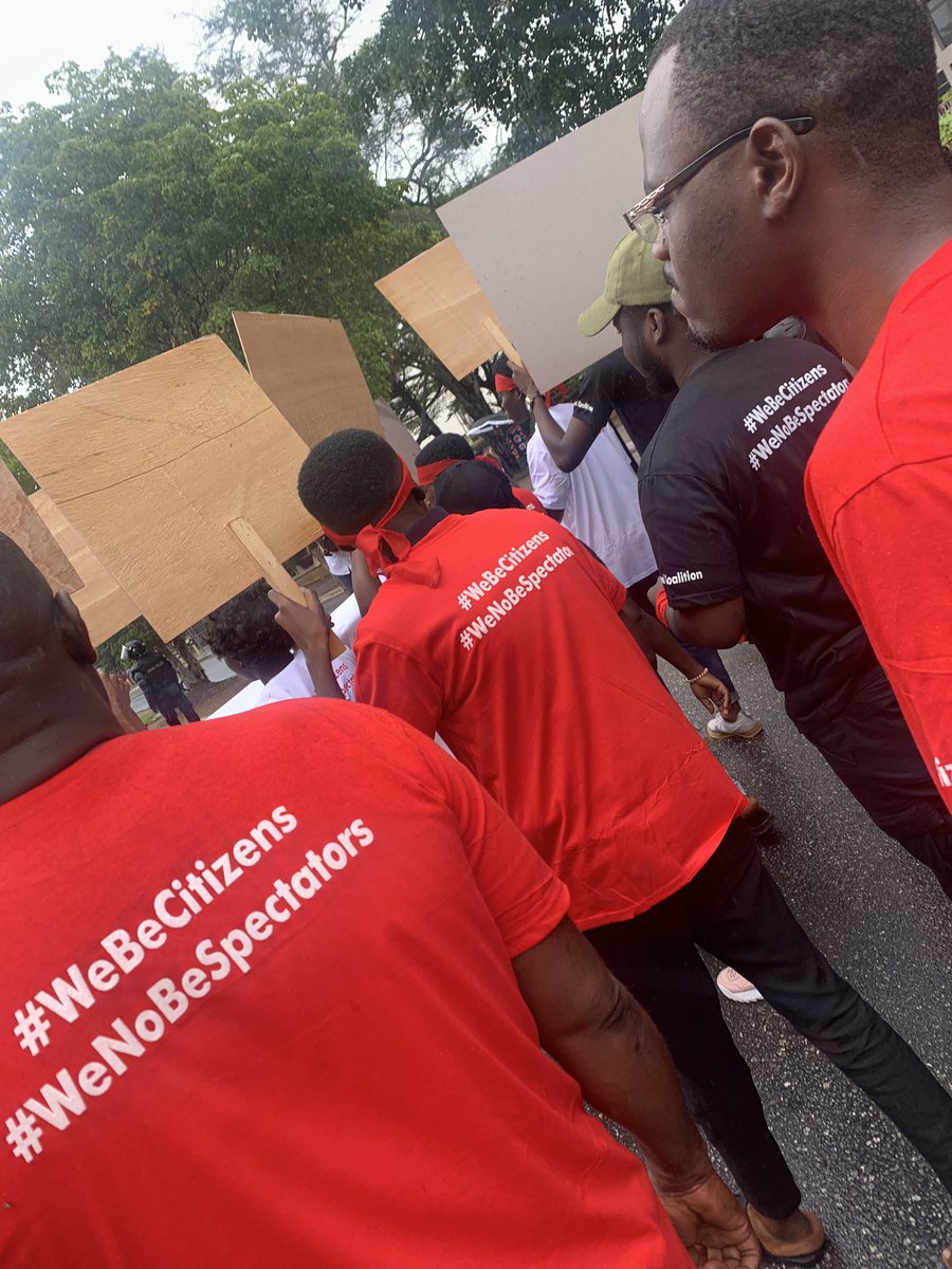 PNAfricawatch's tweet photo. Happening now!!!                                                  Ongoing!!! We won’t be spectators.                         

#CitizensCoalition 
#WeBeCitizens
#WeNoBeSpectators @webecitizens @GhanaIntegrity @penplusbytes @CDDGha @GACC_GHANA @AfricaEduWatch @anticorruption https://t.co/PWN7yuiLcl