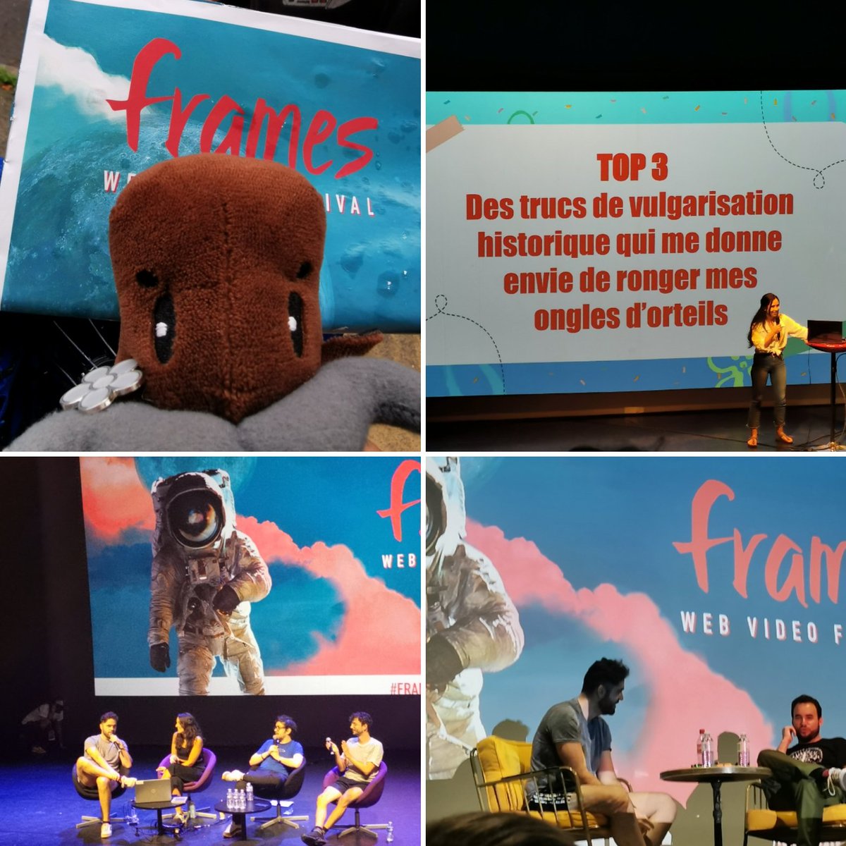 meyvi's tweet photo. super week end au #framesfestival où j'ai pu faire de si belles rencontres ❤️❤️ , assister à des confs de fou et boire trop de bières 😅 . merci à ts pour ces souvenirs et le tps passé ensembles et bien sur merci au @FramesAvignon et à tous les bénévoles ! ❤️❤️❤️ https://t.co/zlgn2fzWLs
