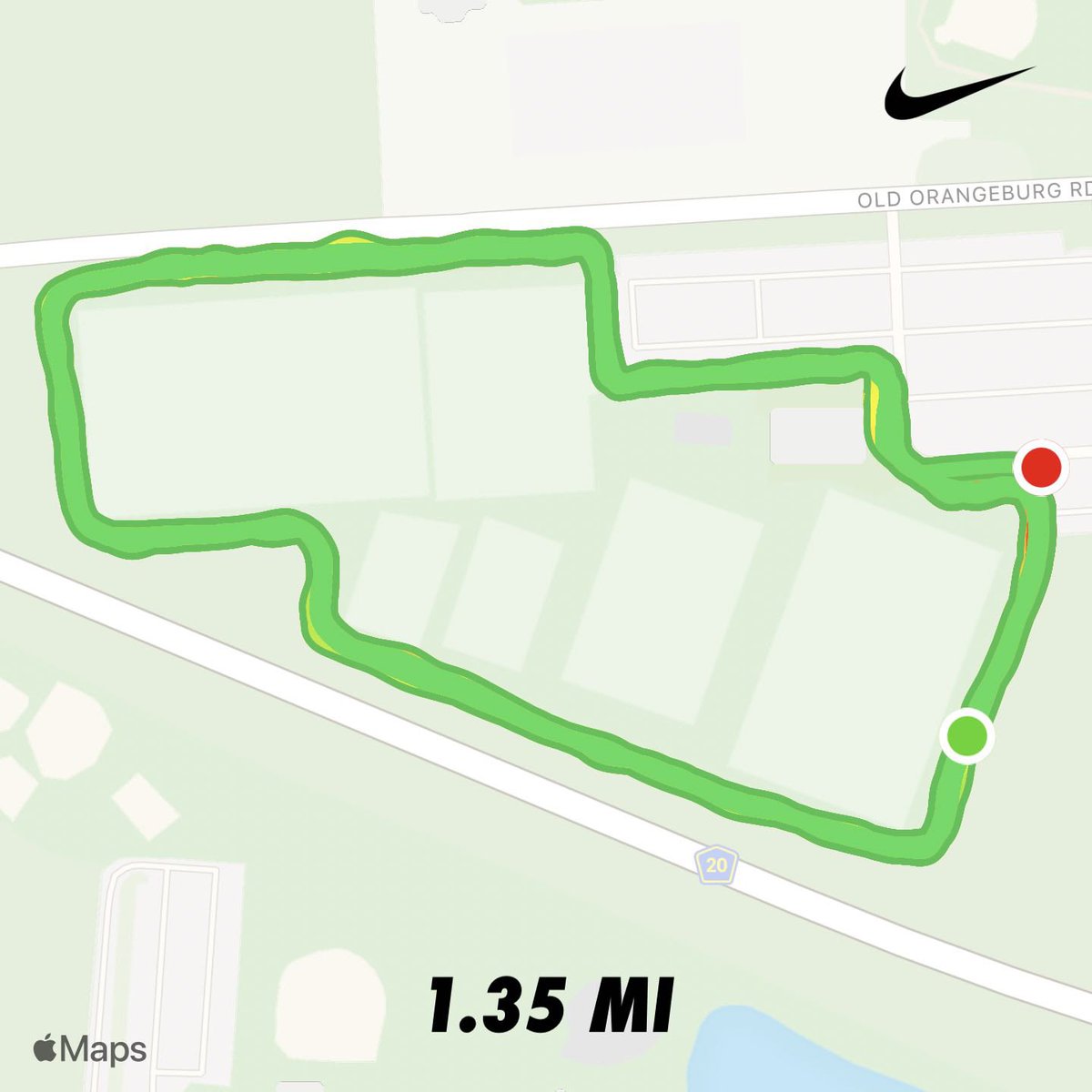 Got out for my first speed run with #nikerunclub felt good and when I saw my pace afterwards, I was happy, I could have sworn it was much slower. Another day in.  #running #TeamMullins gotta keep it going now.