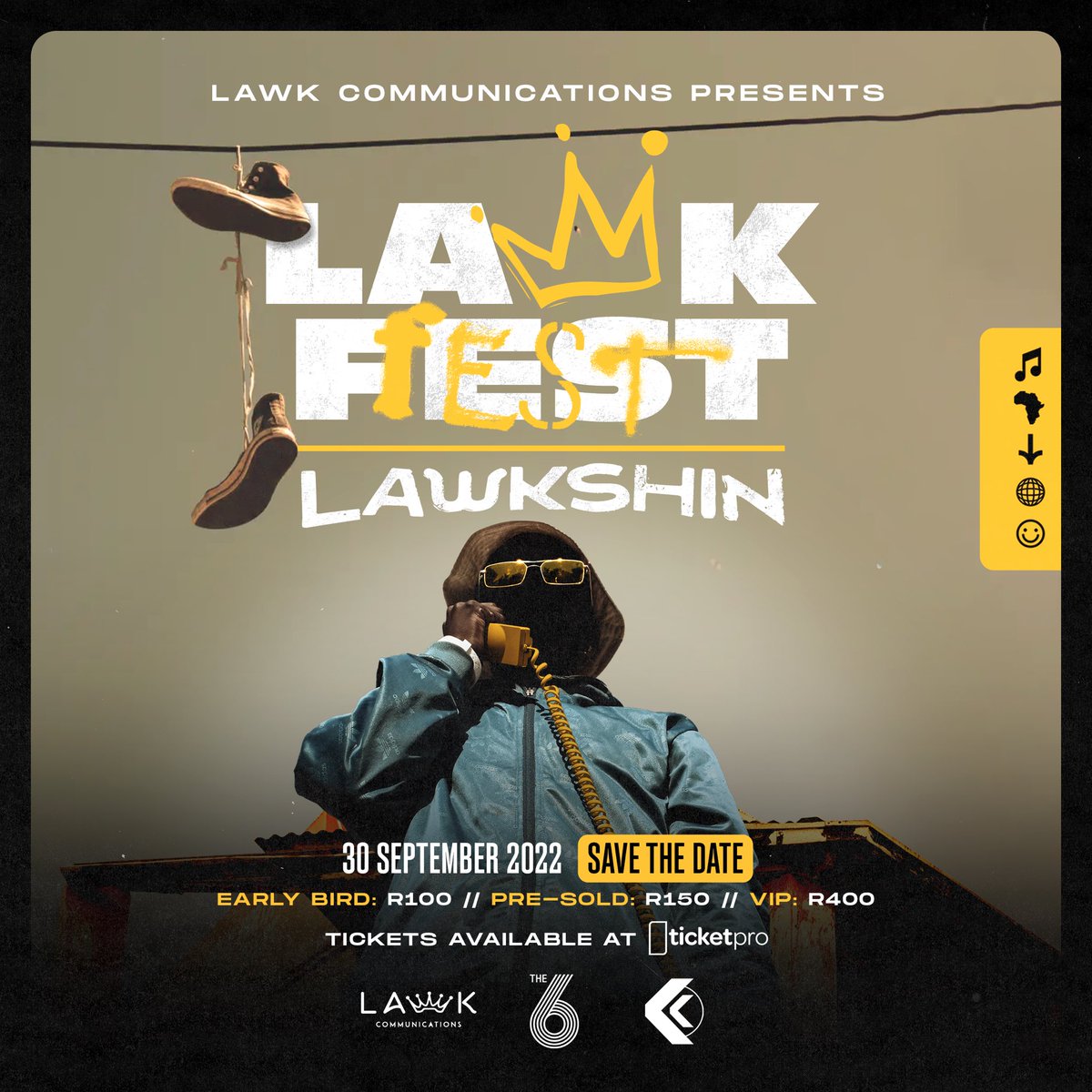 Save the date‼️30th of September Lawk fest returns. Get your tickets cause we taking it to the top🚀🚀🚀 #lawkcommunications #lawk #artist #lawkfest
