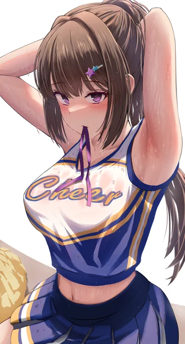 汗だくチアガール 