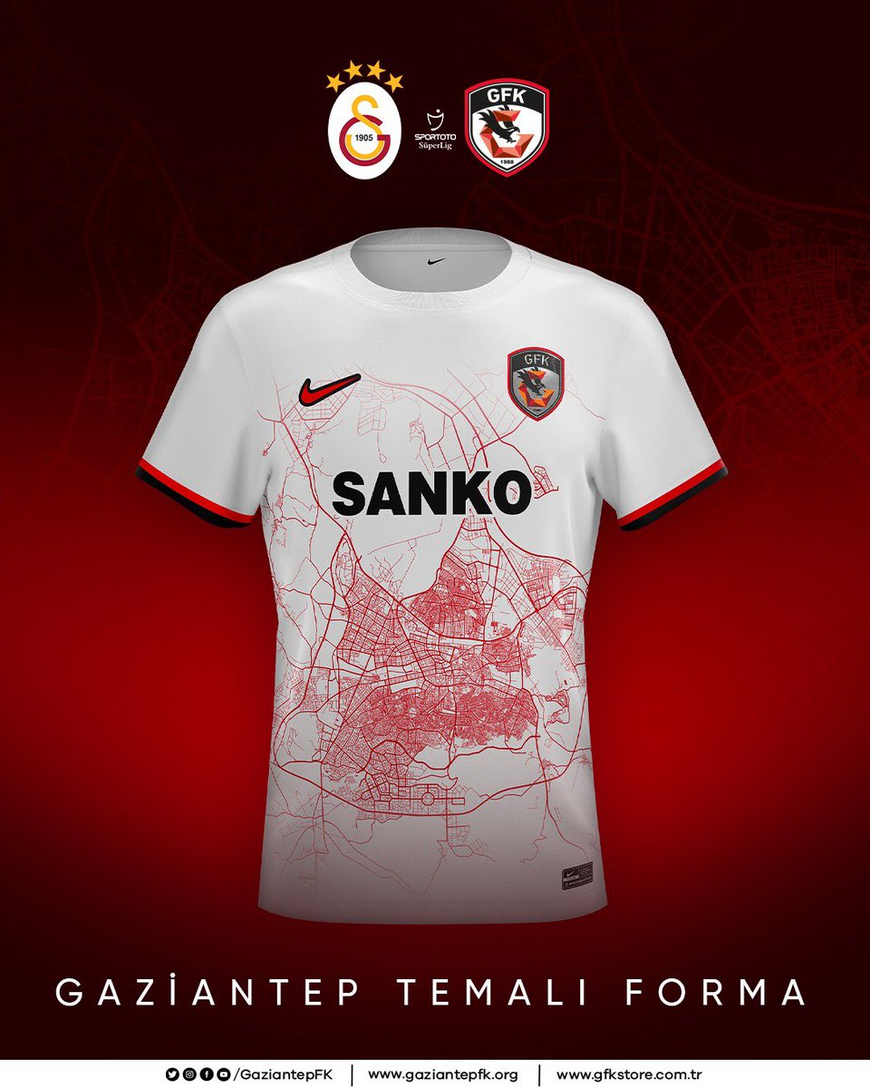GaziantepFK's tweet photo. 🔴⚫️ Galatasaray karşısında #Gaziantep temalı formamızla sahadayız! #GSvGFK 

👉 Hemen satın almak için; https://t.co/NpQZXk8e5D https://t.co/u7XU7u5MlV