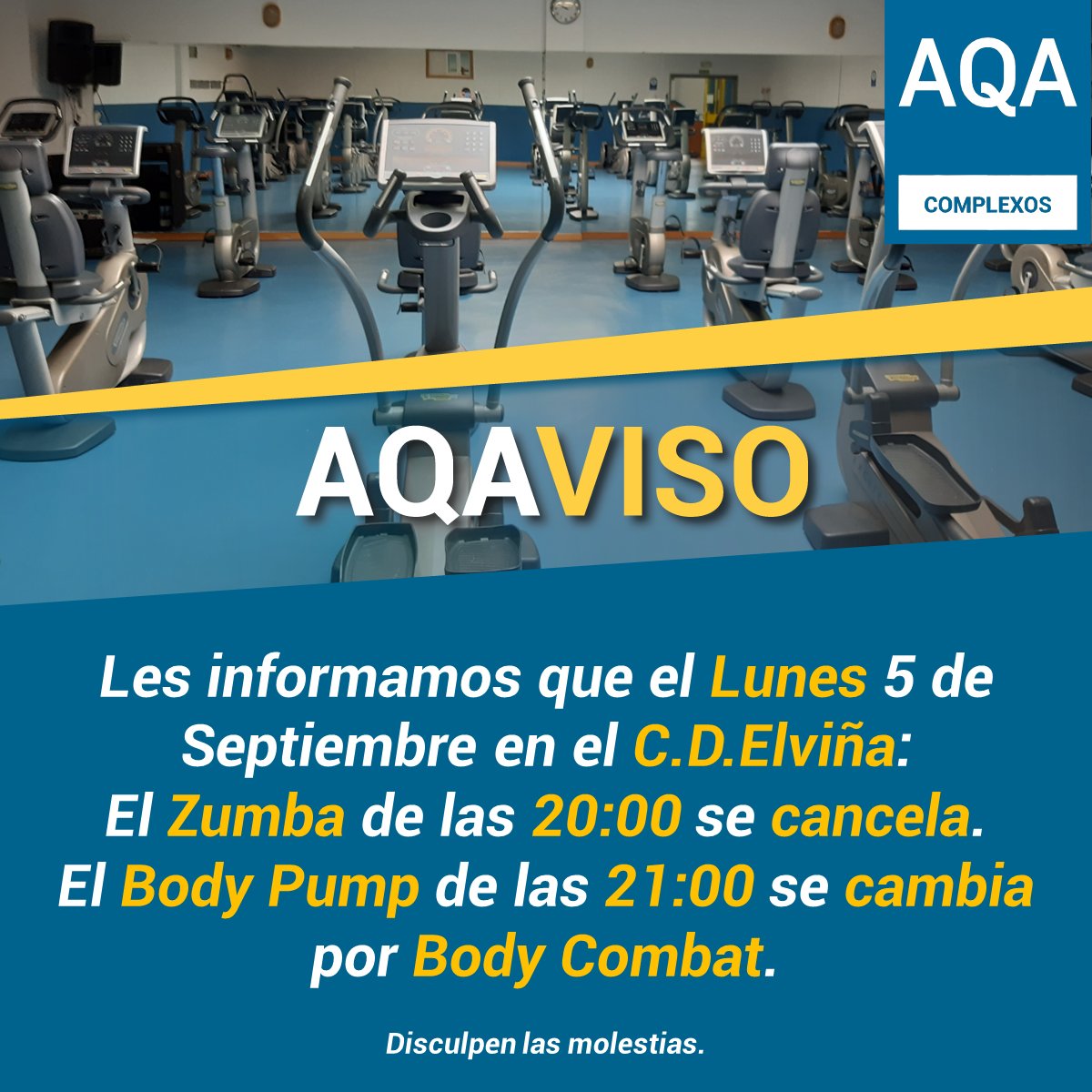 aqacomplexos's tweet photo. ⚠️#AQAviso ⚠️ https://t.co/nGoWY5Azw4