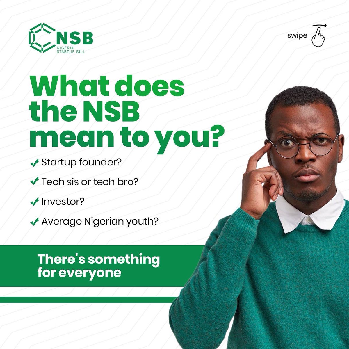 StartupActNg's tweet photo. The Nigeria Startup Bill has something for everyoneβ¦
This is why we must join hands together to see that our laws work for us because it will benefit us all.
#MakingLawsWork #9jaStartup #NSB #actfortheyouths https://t.co/UpgUjI6F8d