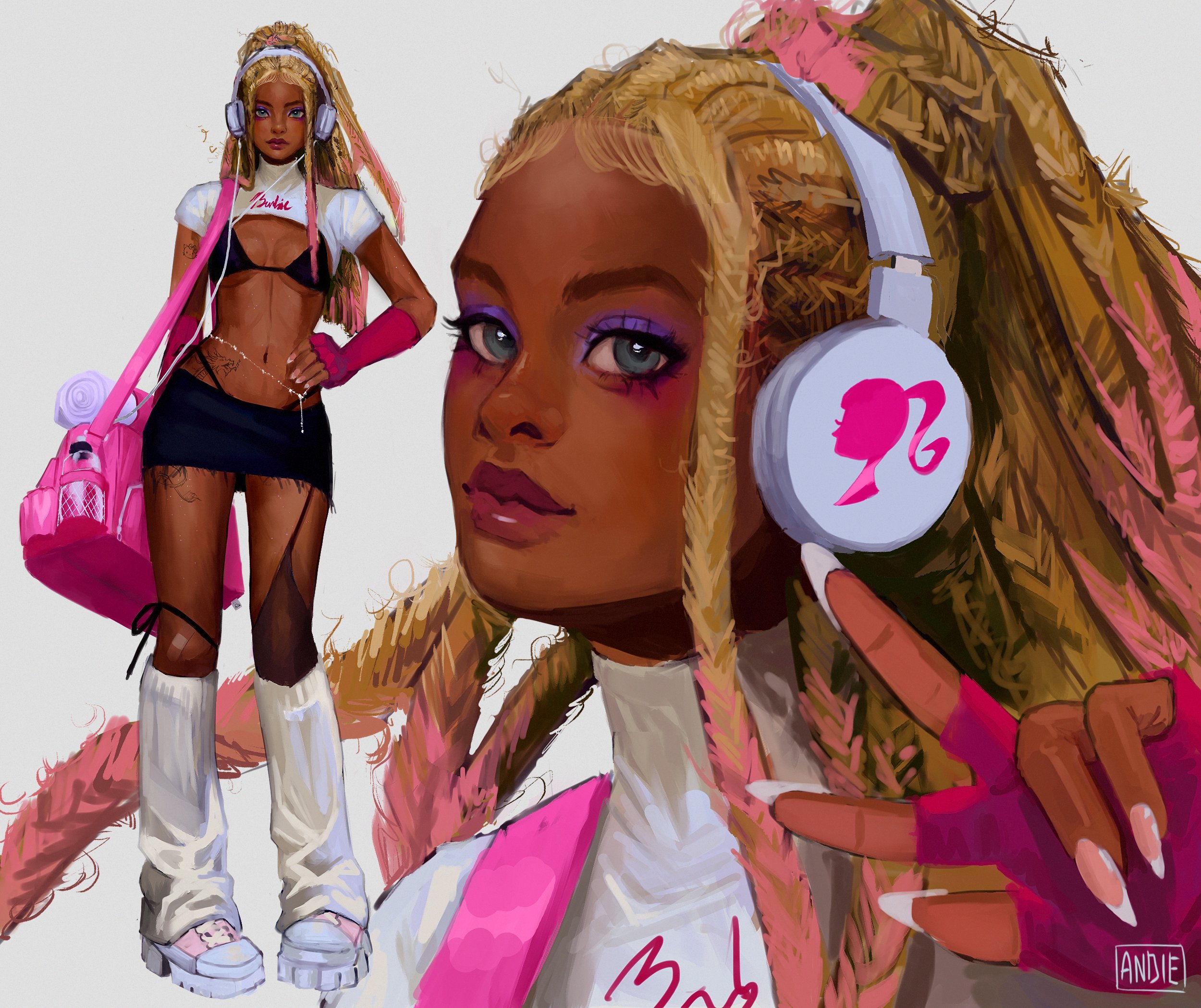 Anime sale barbie girl