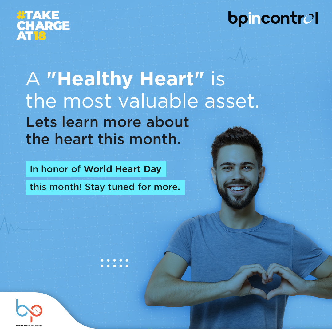 ControlBp's tweet photo. #BloodPressure levels are indirectly affected by the heart. This month, we pay tribute to #WorldHeartDay, stay tuned with the upcoming content, and explore all possible ways one might neglect when it comes to taking care of the heart.
#BpInControl #TakeChargeAt18 https://t.co/idfrdDQHdd