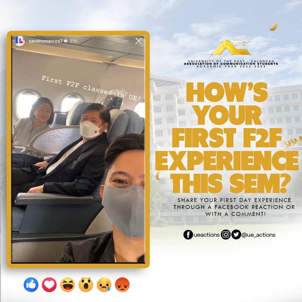 UE_Actions's tweet photo. 𝐘𝐮𝐧𝐠 𝐢𝐛𝐚 𝐦𝐚𝐲 𝐒𝐭𝐚𝐭𝐞 𝐕𝐢𝐬𝐢𝐭, 𝐈𝐊𝐀𝐖 𝐦𝐚𝐲 𝐒𝐜𝐡𝐨𝐨𝐥 𝐕𝐢𝐬𝐢𝐭!

COMMusta ang first day, COMMate? https://t.co/Ti16ED5iE2
