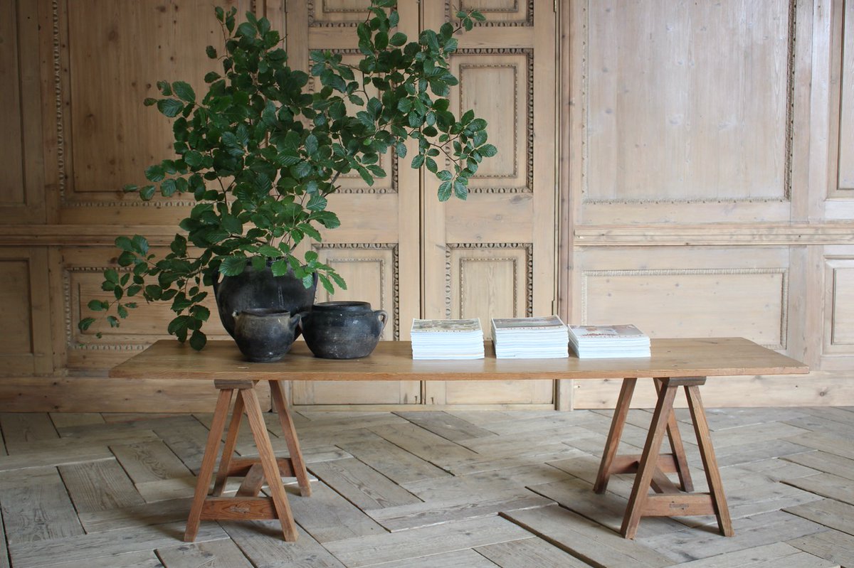 BrownriggUK's tweet image. Wonderful 19th Century French Pine Trestle Coffee Table

bit.ly/3qiLGoJ

#coffeetable #antiquecoffeetable #trestletable #antiquetable #antique #furniture #interiordesign #decor