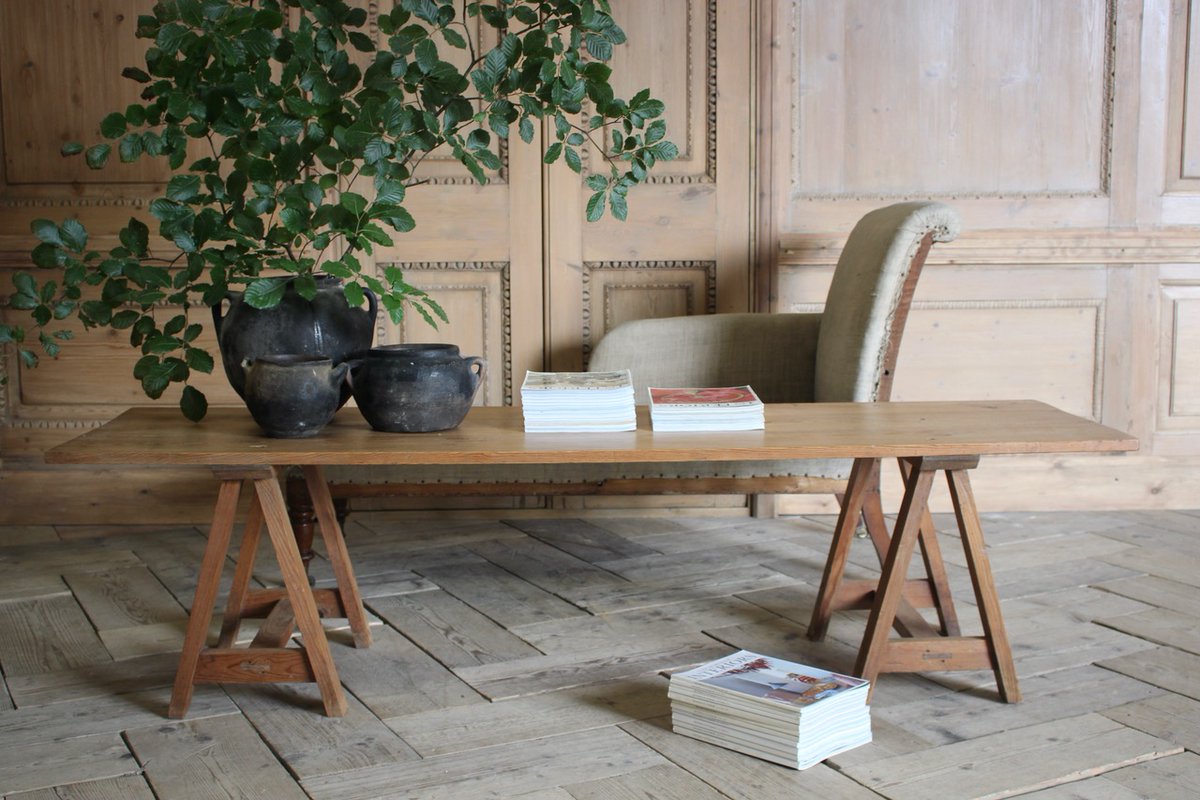 BrownriggUK's tweet image. Wonderful 19th Century French Pine Trestle Coffee Table

bit.ly/3qiLGoJ

#coffeetable #antiquecoffeetable #trestletable #antiquetable #antique #furniture #interiordesign #decor