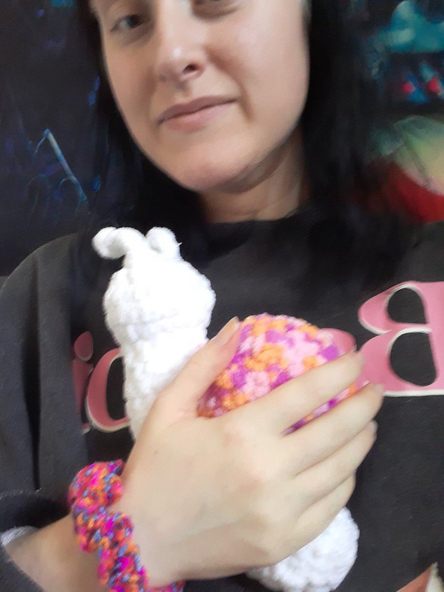 YourLittleDevil's tweet photo. @lilhookscrochet he found his forever home, I hope your other makes do too. Thank you so so much 🥰👏 https://t.co/dRlPqHD1YV