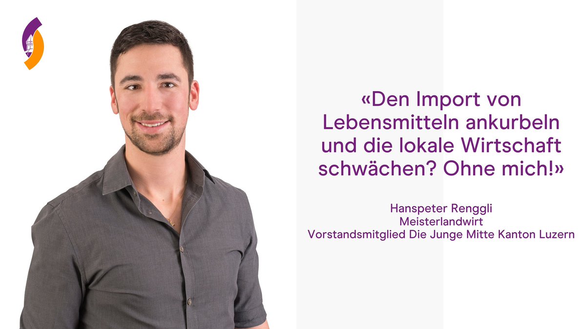 Unser Vorstandsmitglied und Meisterlandwirt <a href="/HanspeterRengg1/">Hanspeter Renggli</a> weiss aus Erfahrung, warum die Tierhaltungsinitiative unnötig und für die 🇨🇭 gefährlich ist! 

@tierhaltung2022 <a href="/sbv/">Schweizer Bauernverband</a> <a href="/DieJungeMitteCH/">Die Junge Mitte Schweiz | Jeunes du Centre Suisse</a>