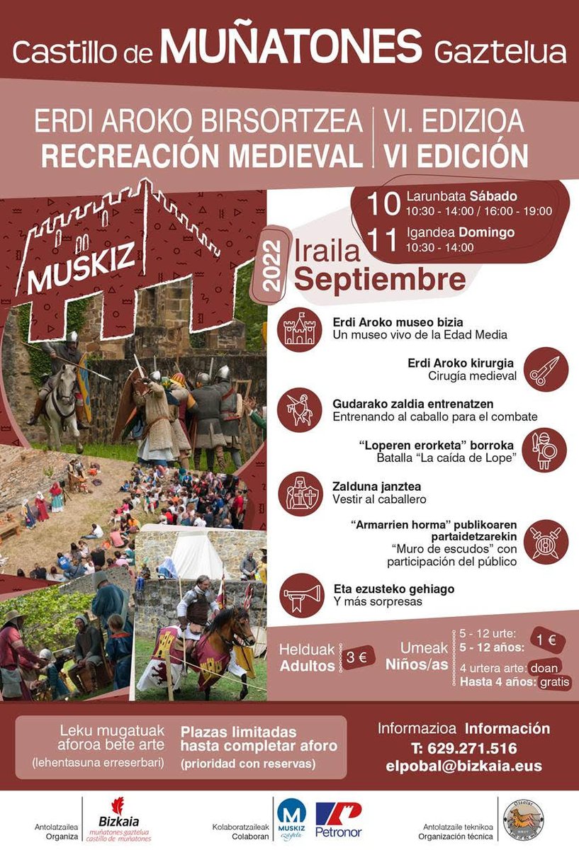 bizkaiavizcaya's tweet photo. Oportunidad para ver uno de nuestros tesoros, el castillo de Muñatones https://t.co/CXrrjDqySS