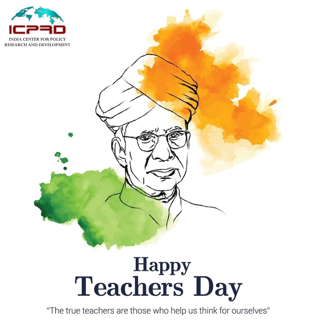 icprdindia's tweet photo. Words can never pay the knowledge you have given us, words can never tell you how acknowledged we students are to have you as teachers. Happy teachers' day!
#happyteachersday #TeachersDay #SarvepalliRadhakrishnan #icprd https://t.co/SW84i1Vcbm