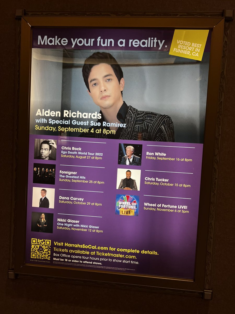 #InGoodCompany ❤️🌟🎶@aldenrichards02 #NSYSHOWS @HarrahsSoCal #forwARdUSTour