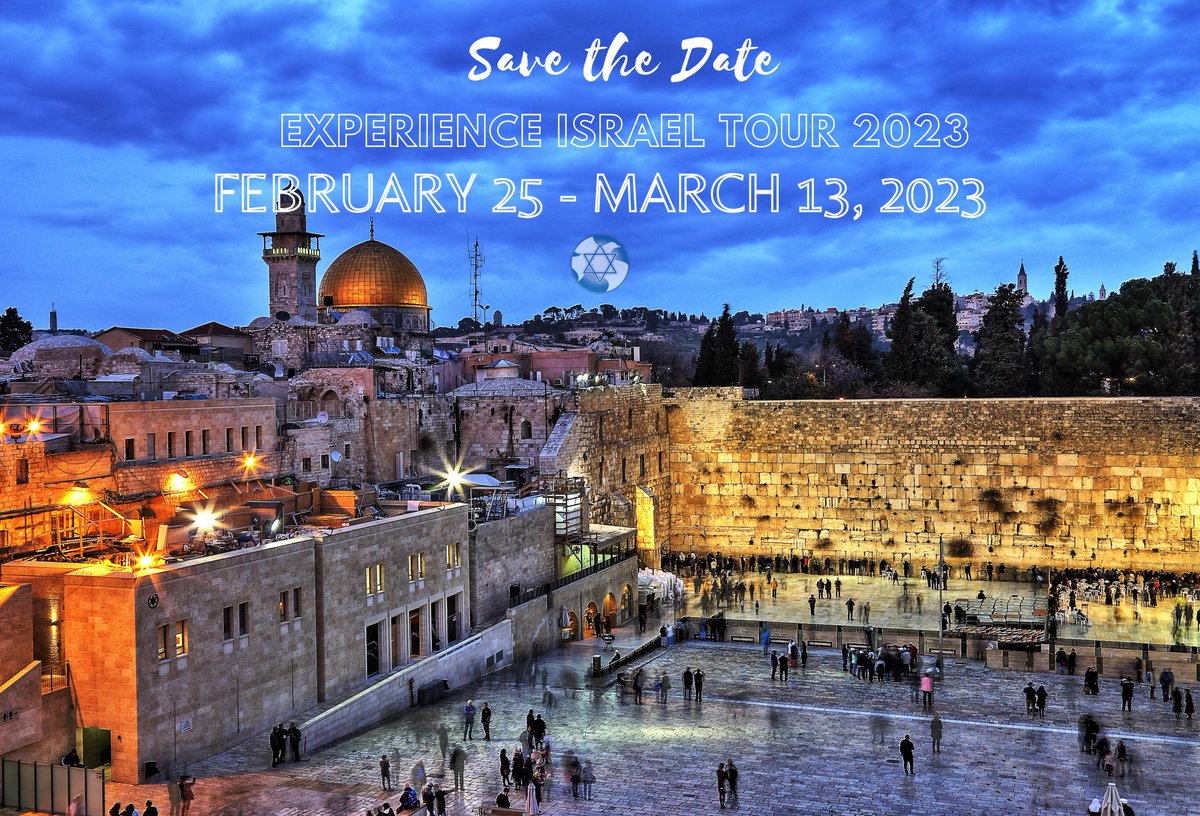 hope4israel's tweet photo. Experience Israel Tour 2023
Don't miss this incredible chance to travel to Israel with Moran Rosenblit!
Spots are going fast, so grab your spot on this life-changing tour TODAY!
#ExperienceIsrael #Hope4Israel #visitisrael
For more info:
https://t.co/D2T7kGC0i2 https://t.co/O5AukSw6Uh