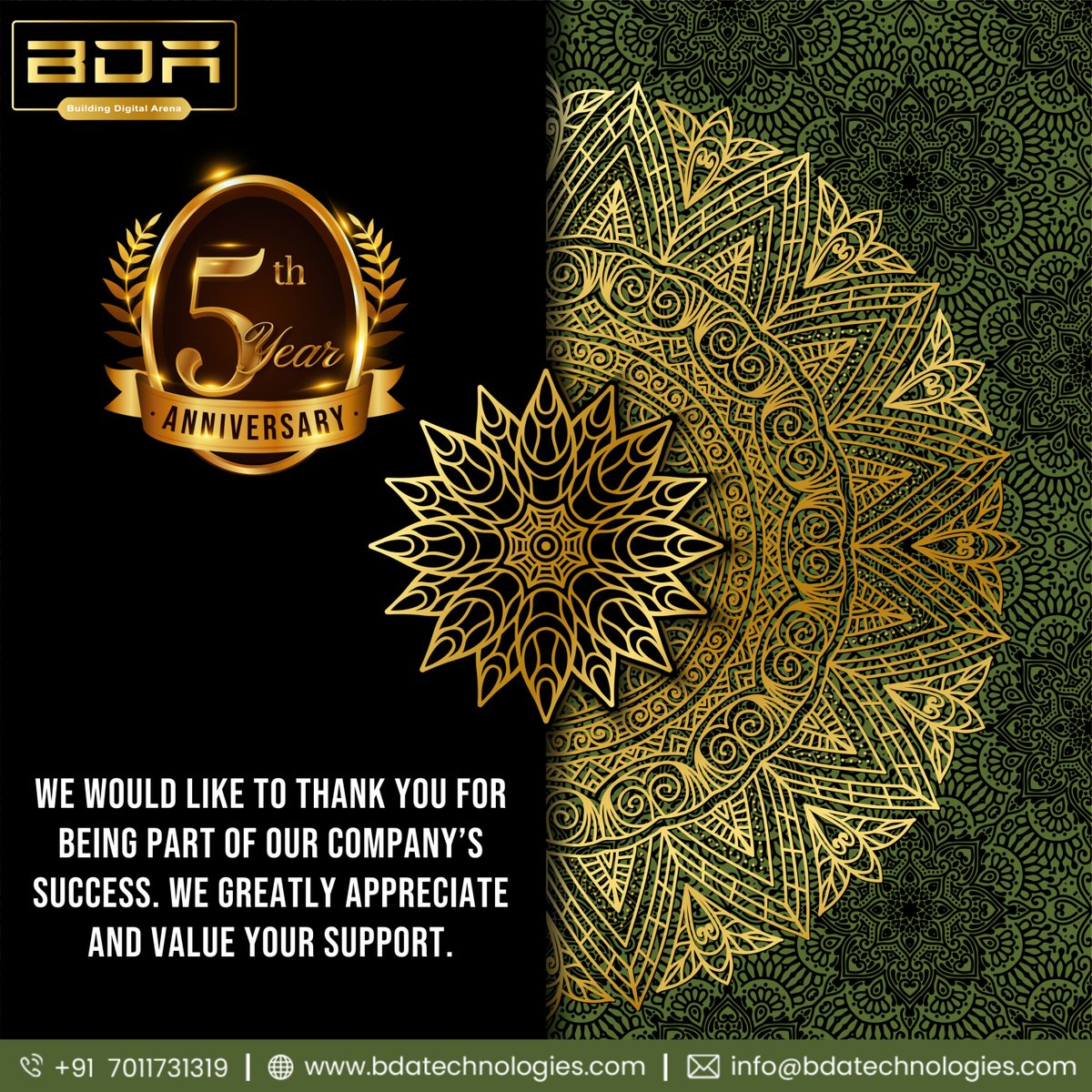 BDATechnologies's tweet photo. The achievements of an organisation are the combined efforts of each individual.

It takes a lot of dedication towards the work and enormous courage to take the challenges and getting over them miraculously.

It is the team spirit which changes impossible to i-m-possible. https://t.co/SMQ9W6FKpi