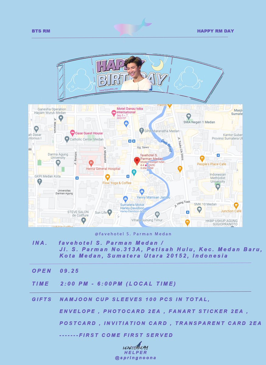 heartland94_rm's tweet photo. 𝟐𝟎𝟐𝟐 𝐑𝐌’𝐬 𝟐𝟗𝐭𝐡
𝐁𝐈𝐑𝐓𝐇𝐃𝐀𝐘 𝐏𝐑𝐎𝐉𝐄𝐂𝐓

𝙅𝙊𝙊𝙉𝙇𝙄𝙎𝙏 𝟗

KENDARI @ArmyKendari

MEDAN ins@/springnoona

SURABAYA @dopeproject_ 

𝙈𝙊𝙍𝙀 𝘿𝙀𝙏𝘼𝙄𝙇𝙎 𝘾𝙊𝙈𝙄𝙉𝙂 𝙎𝙊𝙊𝙉🔜

#RhythMCafe2022

@BTS_twt

#방탄소년단 #남준 #BTS⁠ ⁠ https://t.co/V4cK7qulDD