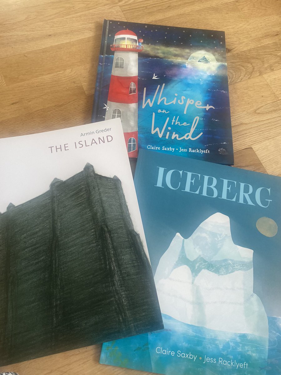 kidsstoryworld's tweet photo. 1/2 Utterly utterly stunning book post 🥲
The Island #armingreder made me want to cry from the first page. Very thought provoking picture book aimed at 7-10 year olds.
And both Iceberg and Whisper In The Wind @SaxbyClaire & @JessRacklyeft are hauntingly beautiful and lyrical… https://t.co/GWCzBmkIvb