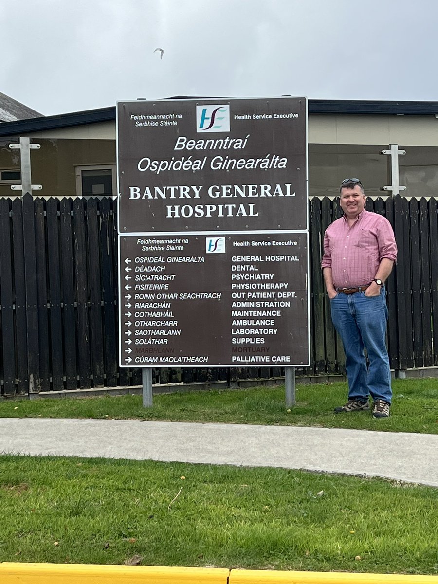 Visited <a href="/BGHsswhg/">Bantry General Hospital -SSWHG</a> yesterday, first time back since being here as a medical student in 1991! Such happy memories, staying at the ambulance man’s house and working with Dr Derek McCoy and his team. I bet a lot has changed since those days!