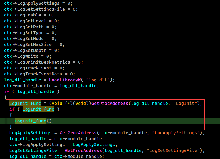 🔥My colleague found 🐛#THOR #PlugX variant!
👹hash:b55abbc07b02308c5315aa31de307ca62665d340806114a1992536584a5895d1
☠️bdreinit.exe->load log.dll and call LogInit func (1/4)