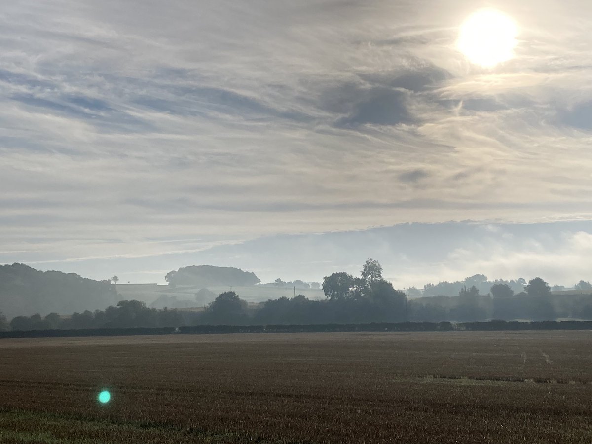 Glorious misty start here in #rutland